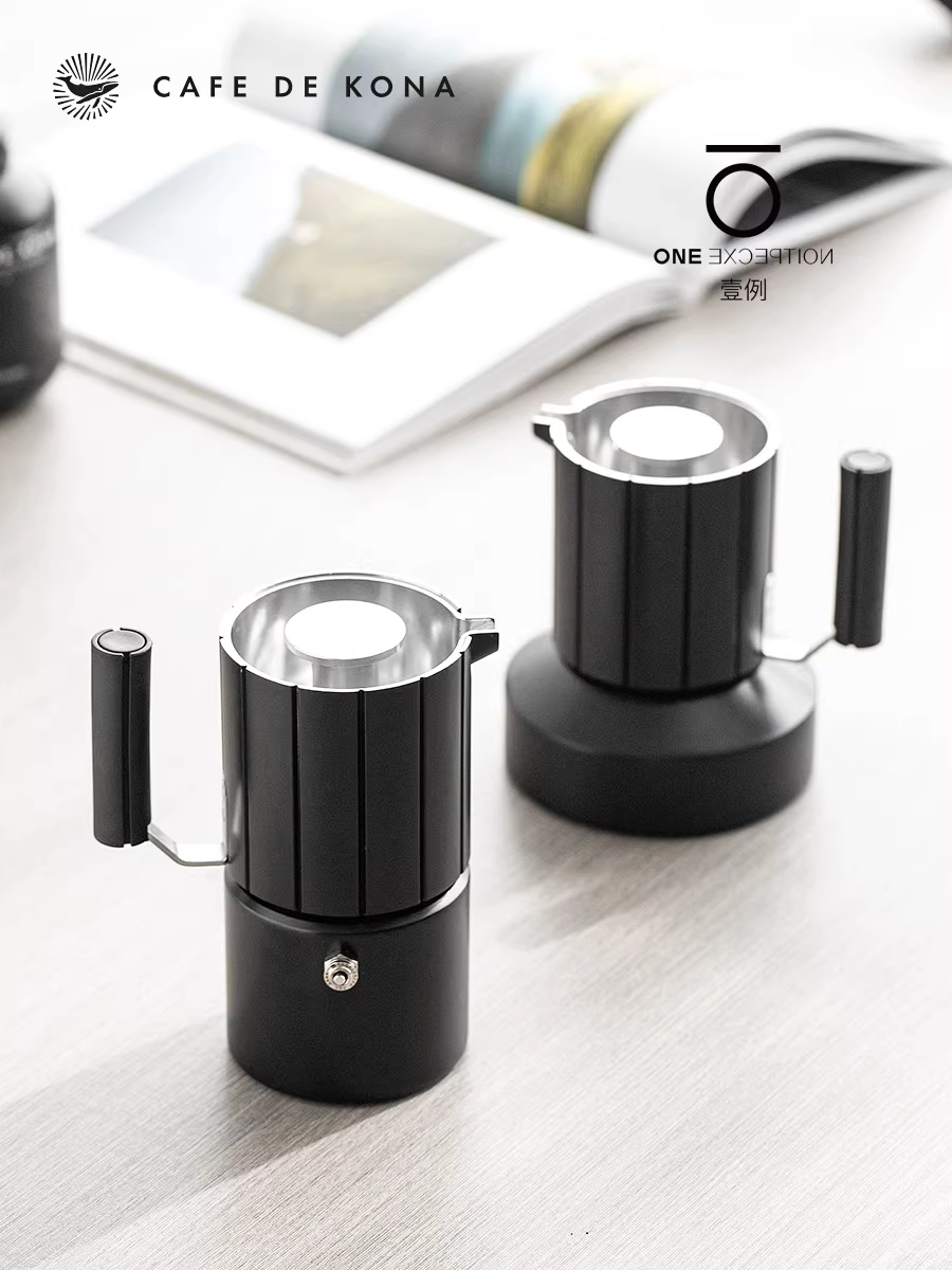 CAFEDE KONA Traveler Moka Pot Máy pha cà phê van đôi Máy pha cà phê Espresso ngoài trời Bialetti