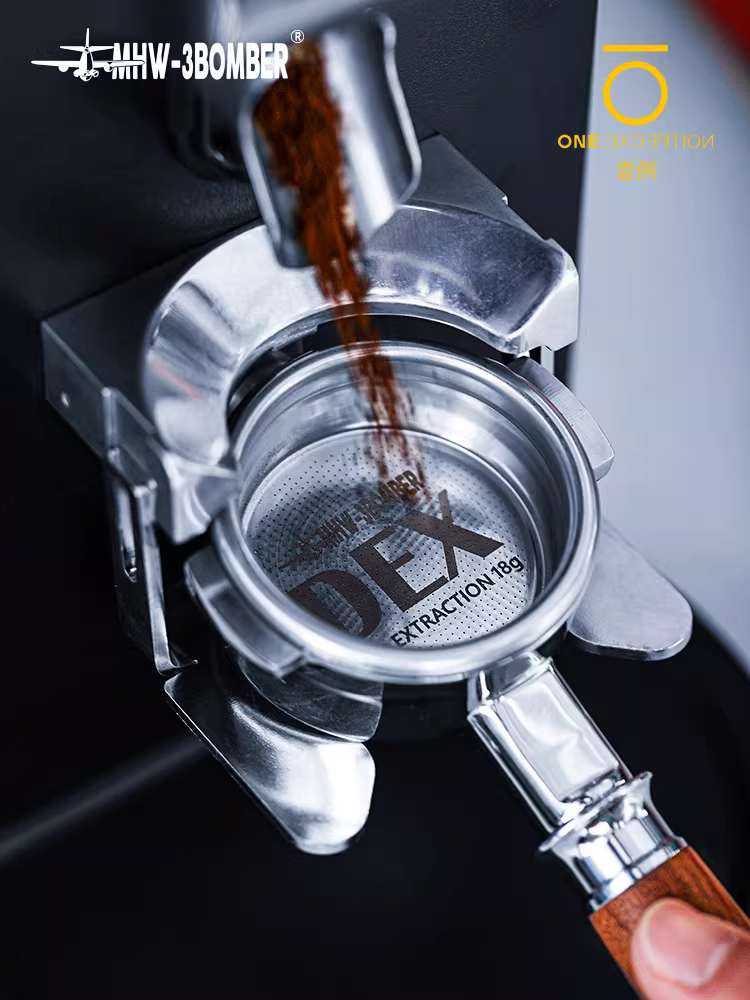 Bộ phận tách bã cà phê Bomber MHW DEX Precision Powder Bowl 58mm, phụ kiện tay cầm máy pha cà phê Espresso đa năng VST, Hot Mom