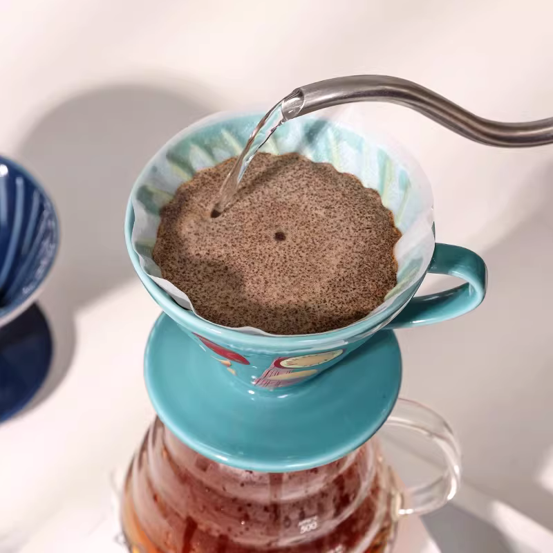 Cốc lọc cà phê HARIO Art Filter Cup V60 Jazz Classical Arita Ware Ceramic, cốc lọc cà phê thủ công VDC