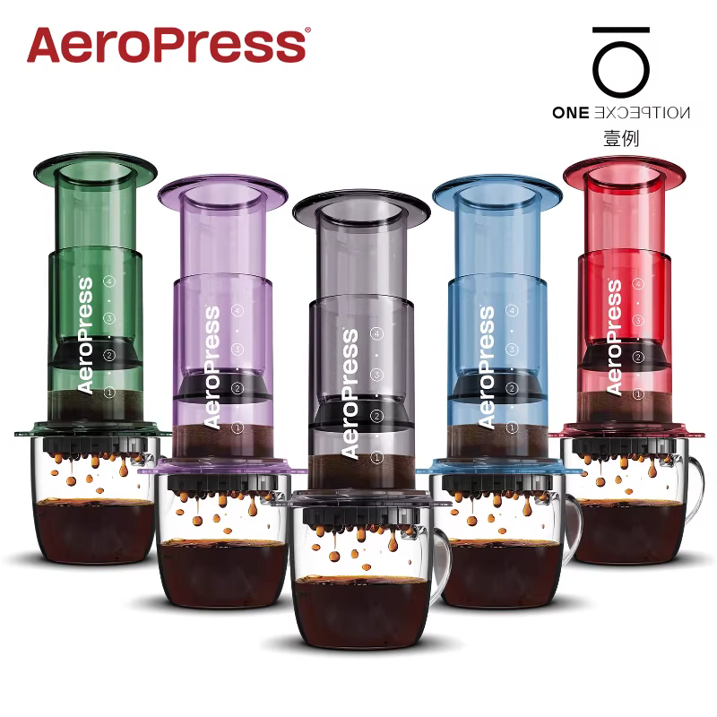 Bình pha cà phê thủ công trong suốt Aeropress Máy pha cà phê ép tay chiết xuất lạnh di động ngoài trời