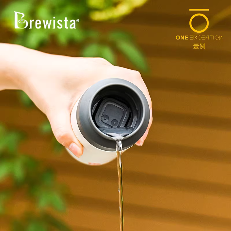 Cốc giữ nhiệt di động Brewista bằng thép không gỉ 316, cốc cà phê hai lớp, cốc nước di động ngoài trời 350ml, thương hiệu Kinto