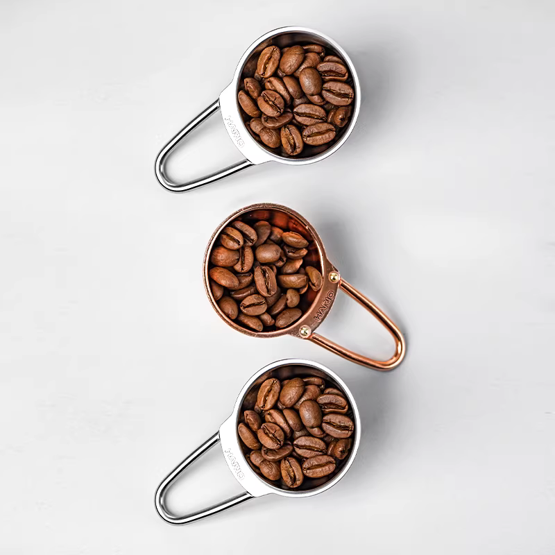 Muỗng đong bột cà phê HARIO Nhật Bản, thép không gỉ màu đồng vàng hồng dòng V60, di động tiện dụng, dùng cho gia đình, One Example Coffee