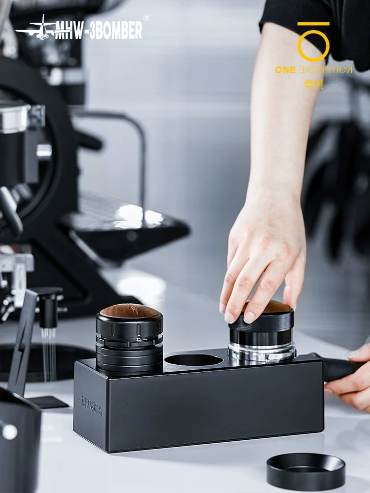Giá đỡ tamper, hộp đựng bã cà phê đa năng Bomber MHW bằng nhựa ABS, giá để tay cầm pha cà phê Espresso, giá để đồ 58