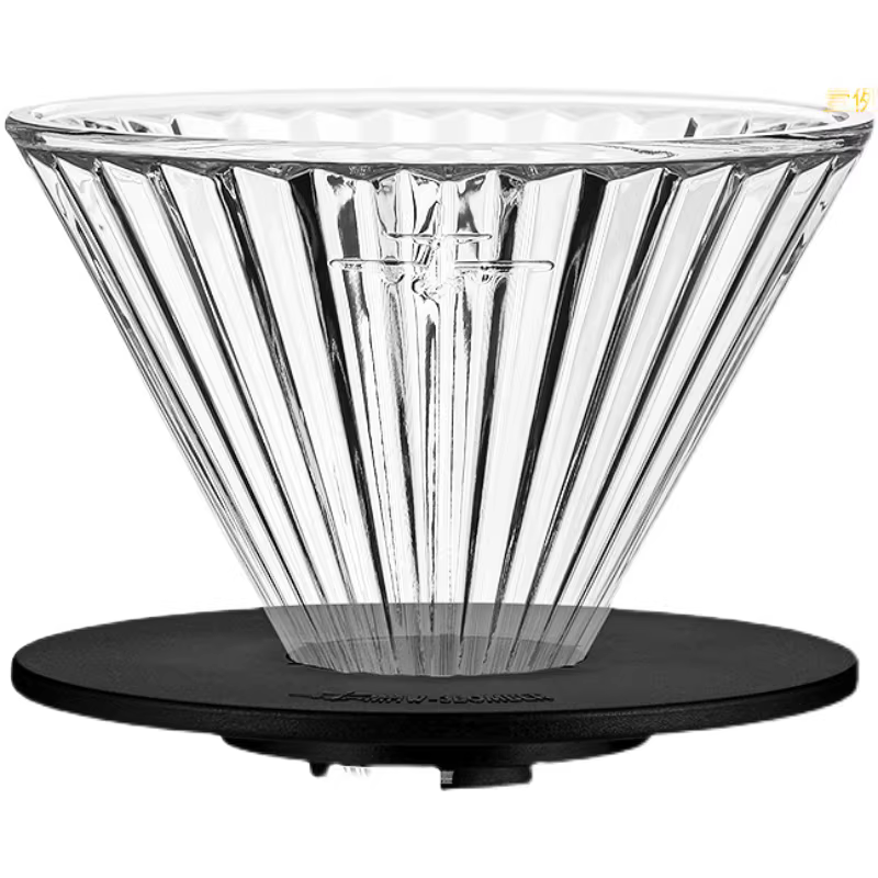 Bình lọc cà phê kiểu V60 Bomber MHW Elf Glass Filter Cup, dụng cụ pha cà phê thủ công, bộ lọc cà phê đơn, cốc lọc nhỏ giọt