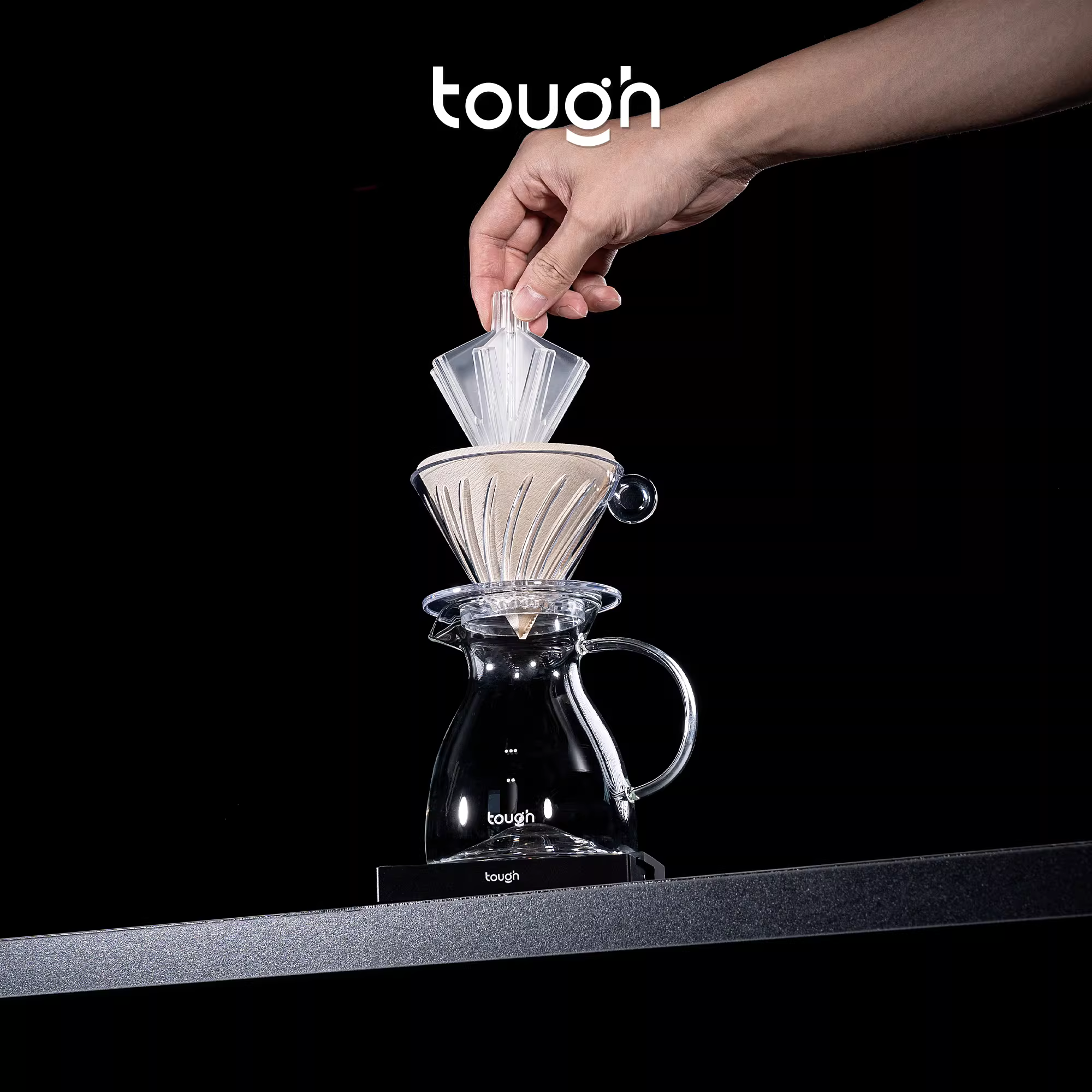 Cốc lọc cà phê Stubborn Coffee Hurricane Presser Cốc lọc giấy pha cà phê thủ công V 40% off Dụng cụ hỗ trợ pha cà phê thủ công 2.0 Cấp thực phẩm