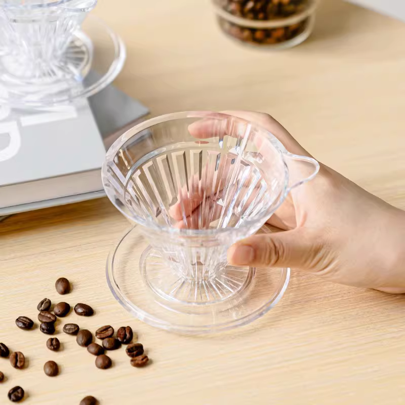 Taimo Ice Eye Speed ​​Filter Cup Cà phê pha thủ công V60 Filter Cup Drip Filter Bộ lọc hình nón với giấy lọc