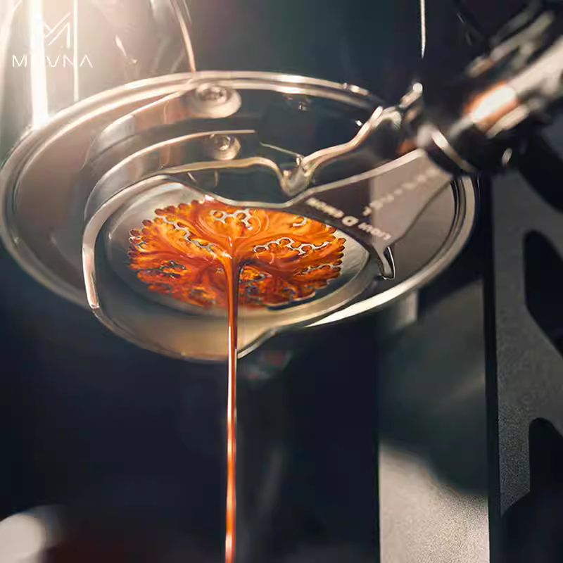 Hướng dẫn sử dụng máy pha cà phê Ý MUVNA bán tự động E61 Mach M8 hoàn toàn cơ khí, chiết xuất áp suất espresso 58