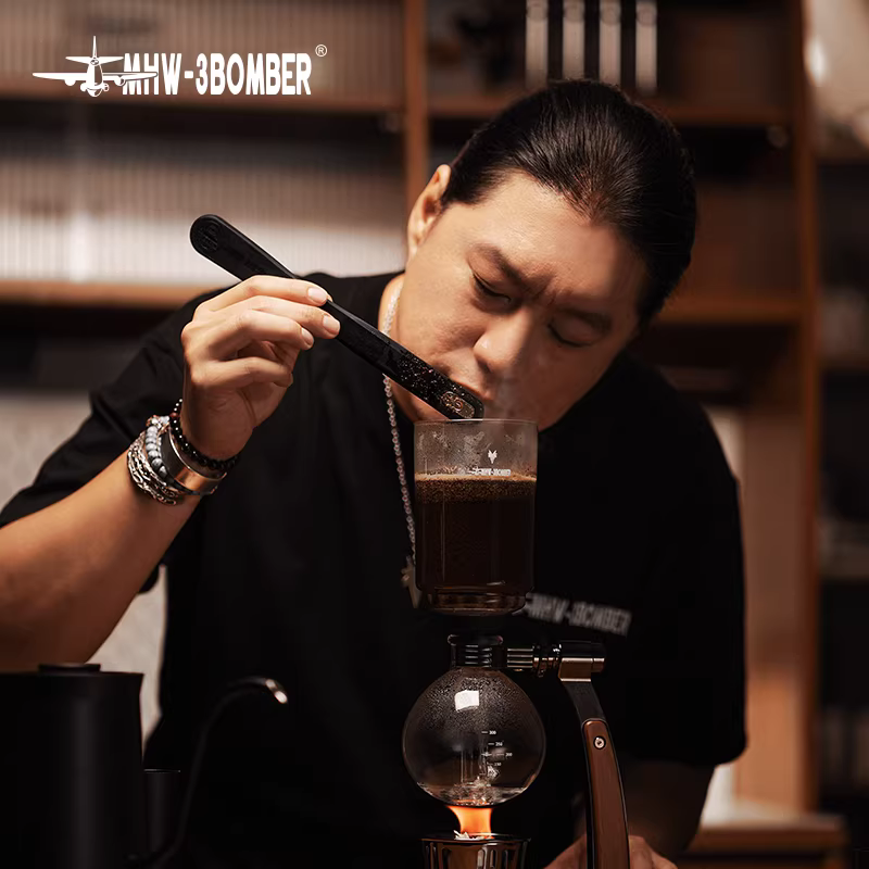 Bình khuấy đo nhiệt độ MHW kiểu siphon, pha cà phê kiểu Pháp, pha cà phê thủ công, cảm biến nhiệt độ thông minh, đo nhiệt độ chính xác cao