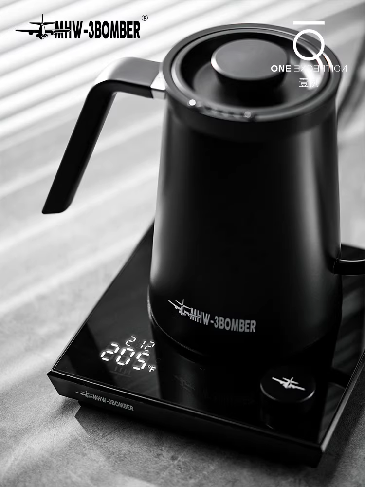 Bomber MHW Assassin Ấm đun nước điều khiển nhiệt độ Cà phê pha thủ công Ấm đun nước có vòi tinh tế Ấm đun nước điện Pha trà Ấm đun nước điều khiển nhiệt độ Điều khiển nước nhỏ giọt