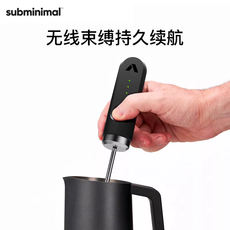 Máy tạo bọt sữa cầm tay siêu nhỏ nanofoamer V2, điện, sạc lại được, di động