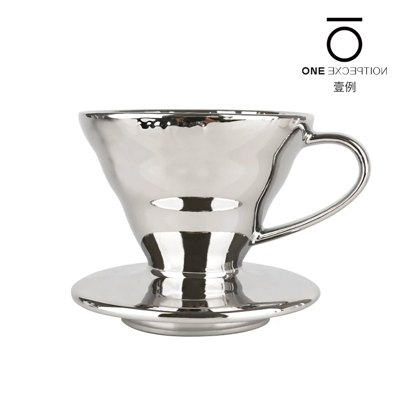 Bộ lọc cà phê thủ công bằng gốm sứ HARIO Arita của Nhật Bản màu trắng titan ngọc trai Bộ lọc hình nón V60 phiên bản giới hạn