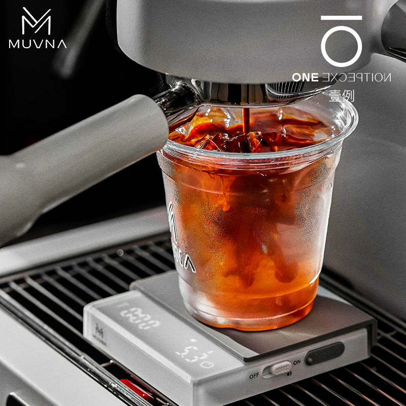 Cân điện tử MUVNA để cân hạt cà phê, cân làm bánh nhà bếp, hẹn giờ thông minh, khối nhỏ