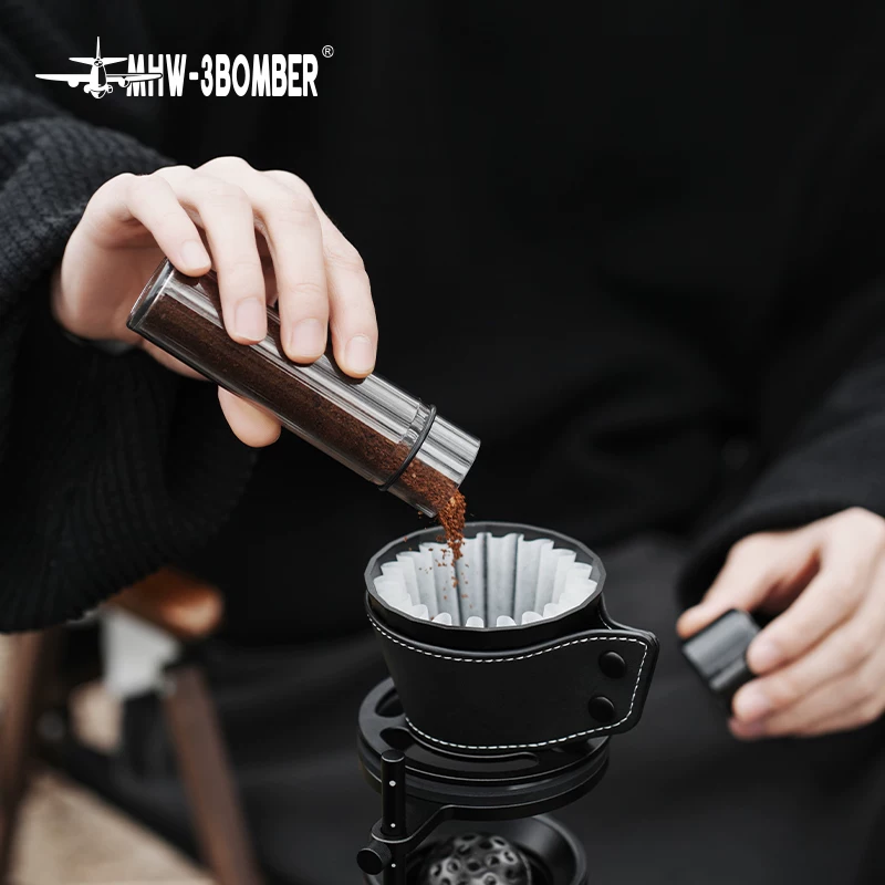 Bình chứa năng lượng MHW dạng bomber, hộp đựng nhỏ hình khối từ tính, ống nghiệm đựng bột cà phê, van xả một chiều để kiểm tra quá trình lão hóa hạt cà phê