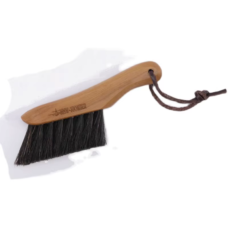 Bàn chải gỗ nguyên khối Bomber MHW, bàn chải vệ sinh quầy bar gia dụng, bàn chải vệ sinh bụi cà phê, bàn chải lông máy xay cà phê, bàn chải vệ sinh thảm