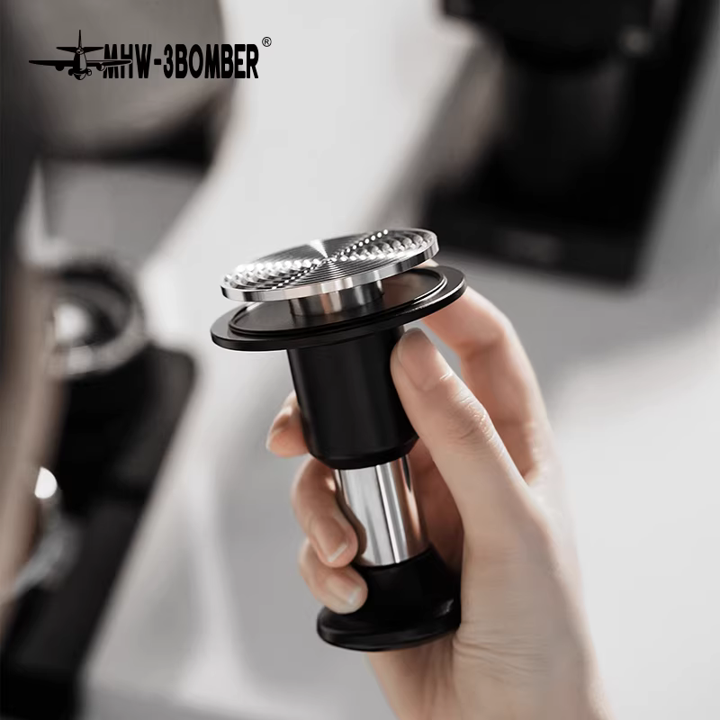 Máy đầm cà phê tự động kiểu búa tác động liên tục, áp suất không đổi, thương hiệu Bomber MHW Knight Impact Powder Hammer, kiểu Ý