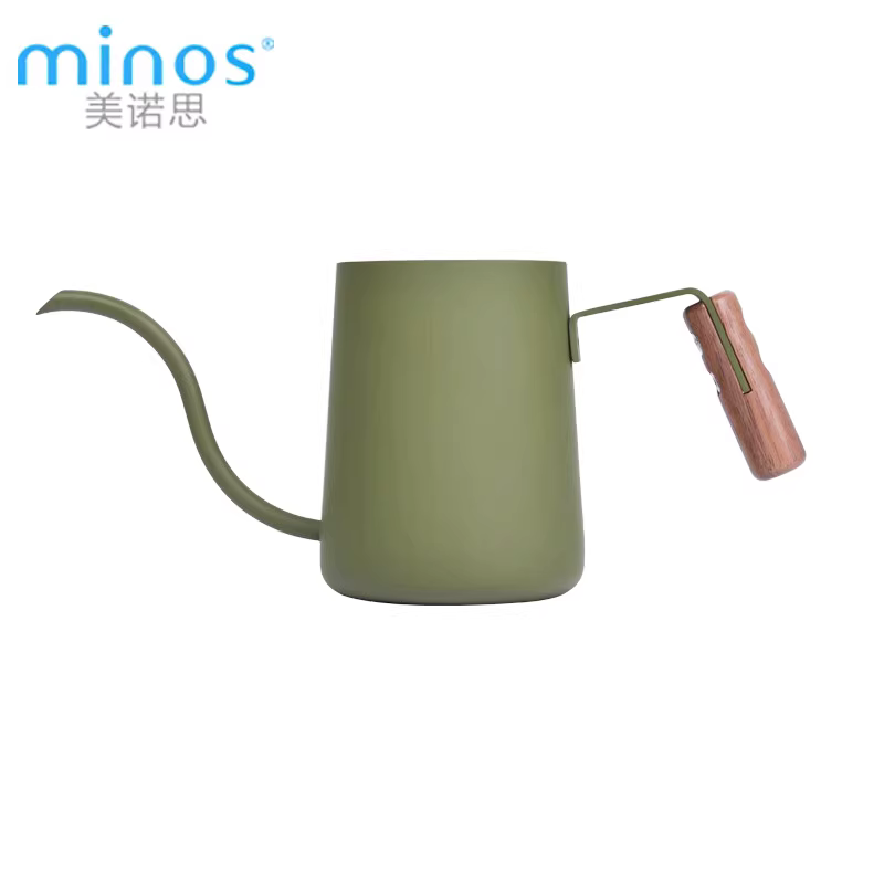 Ấm pha cà phê bằng thép không gỉ Minos có vòi dài và bộ lọc nhỏ giọt để pha cà phê nhỏ giọt