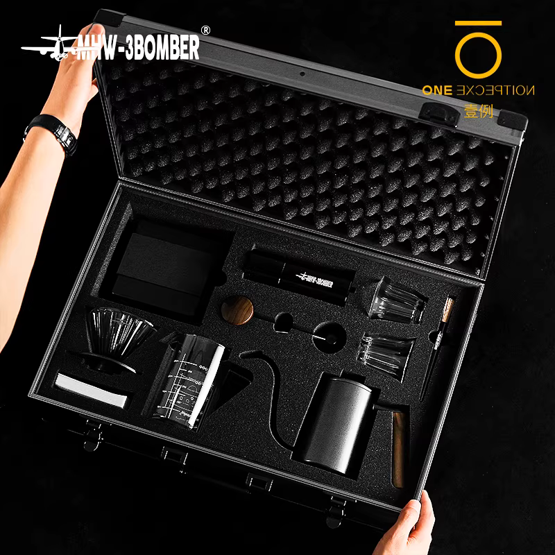Bộ quà tặng cà phê thủ công Bomber MHW B-2 Tactical Box, bộ ấm chia sẻ di động ngoài trời, quà tặng Taimo