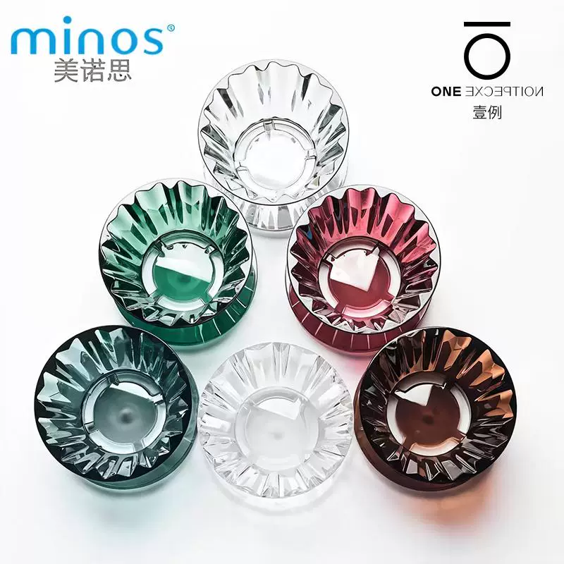 Cốc lọc cà phê nhỏ giọt Minos Cupcake đáy phẳng 155 viên đá