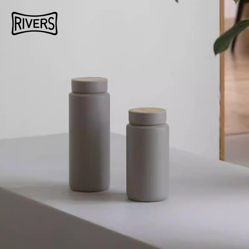 Cốc giữ nhiệt Nhật Bản MOKU mùa thu đông giữ lạnh cốc cà phê cốc nước di động hai lớp gắn trên xe hơi kinto