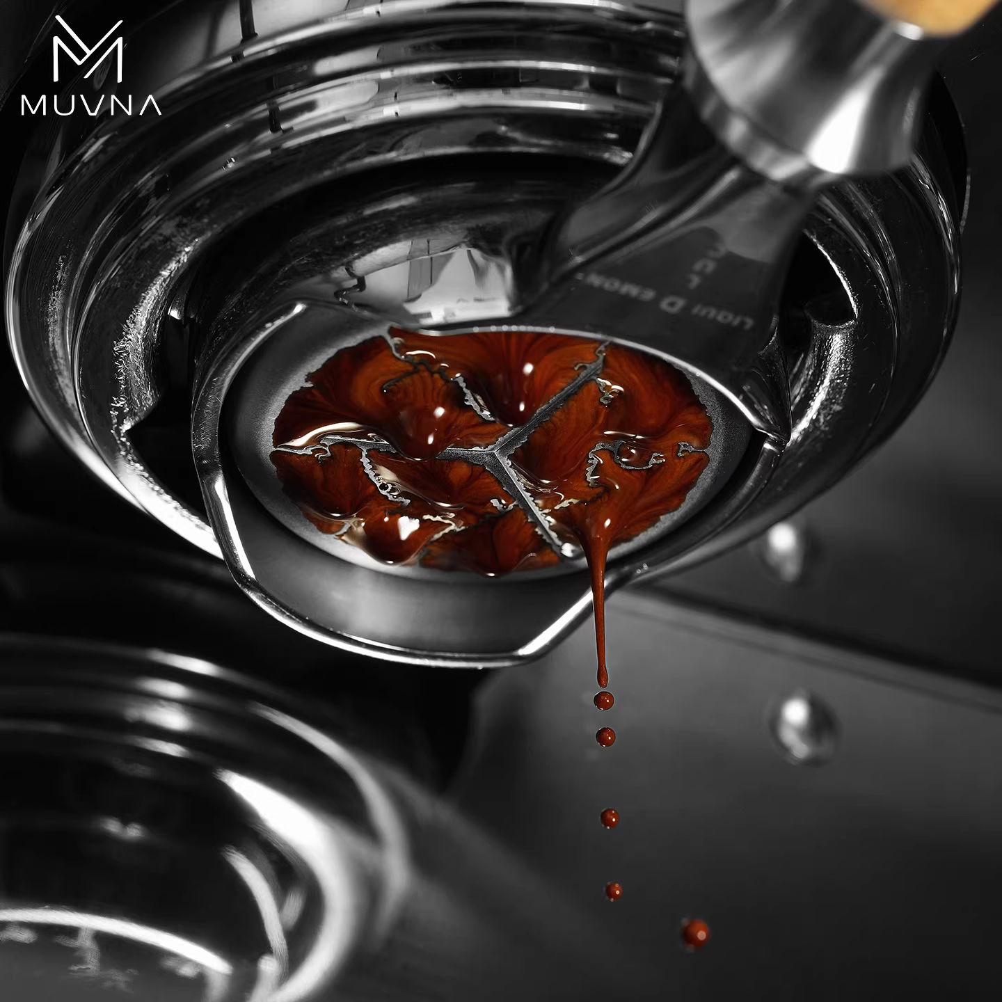 MUVNA Bát đựng bột titan Cà phê Ý Bát đựng bột chính xác 58mm Bộ lọc chiết kháng khuẩn Không mùi VST