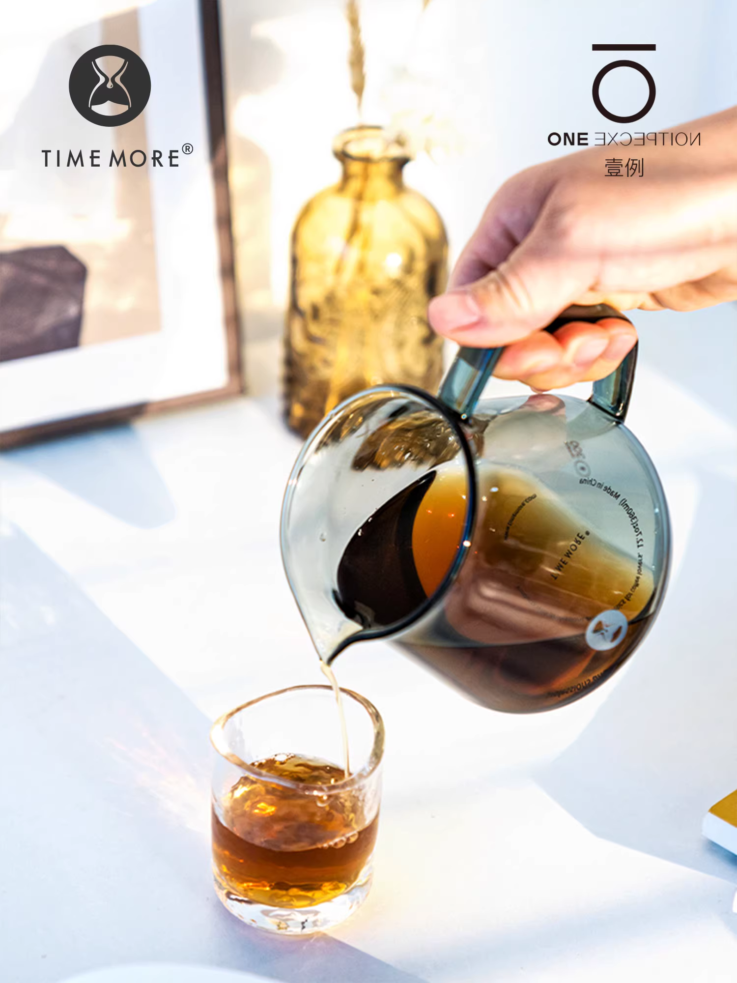 Bộ ấm pha cà phê bằng thủy tinh Taimo, dụng cụ pha cà phê thủ công tại nhà, bộ dụng cụ pha cà phê thủ công 360ml kalita