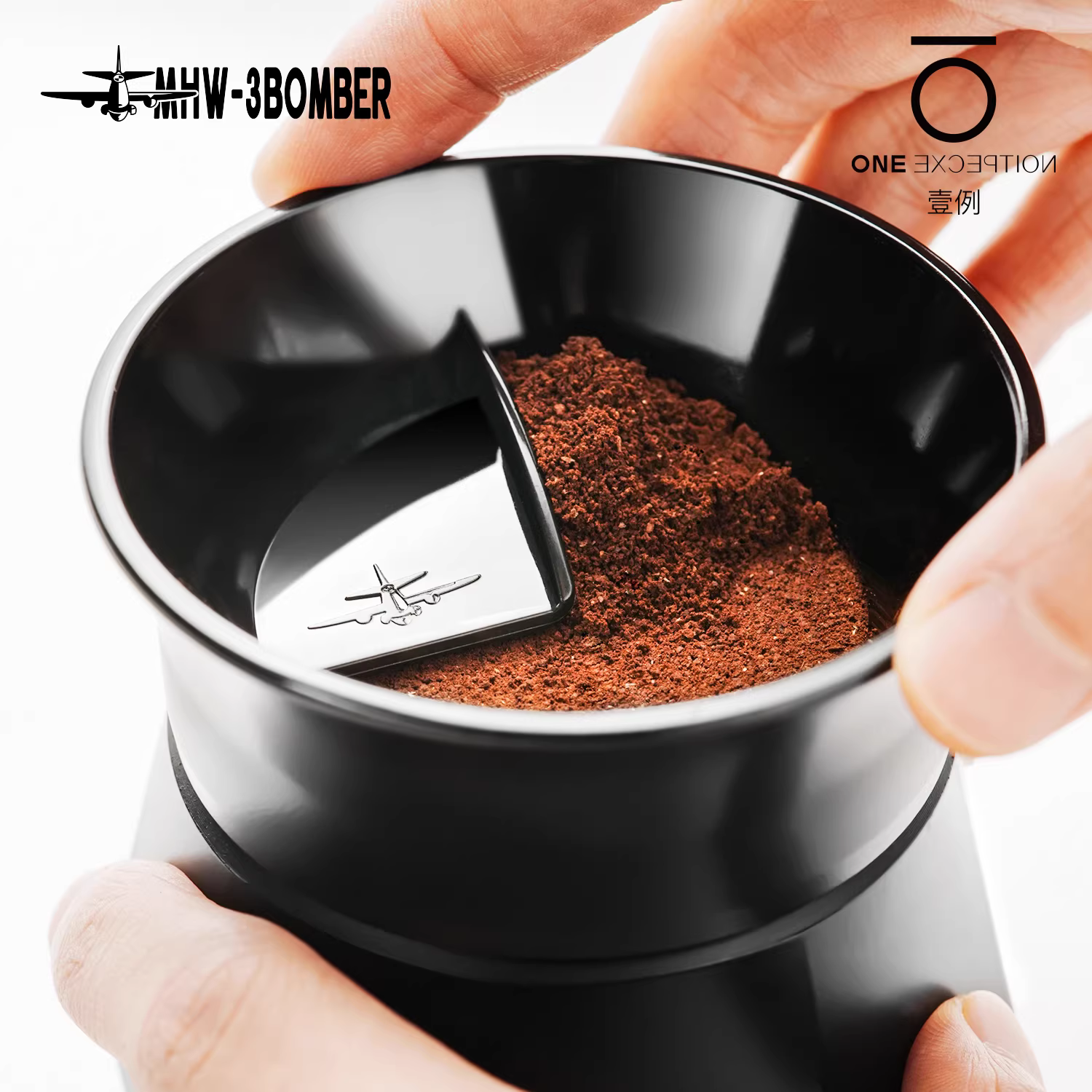 Bomber MHW Moka pot hộp đựng bột van đơn van đôi vòng bột chống bắn bột chống tràn chất độn bột Bileti