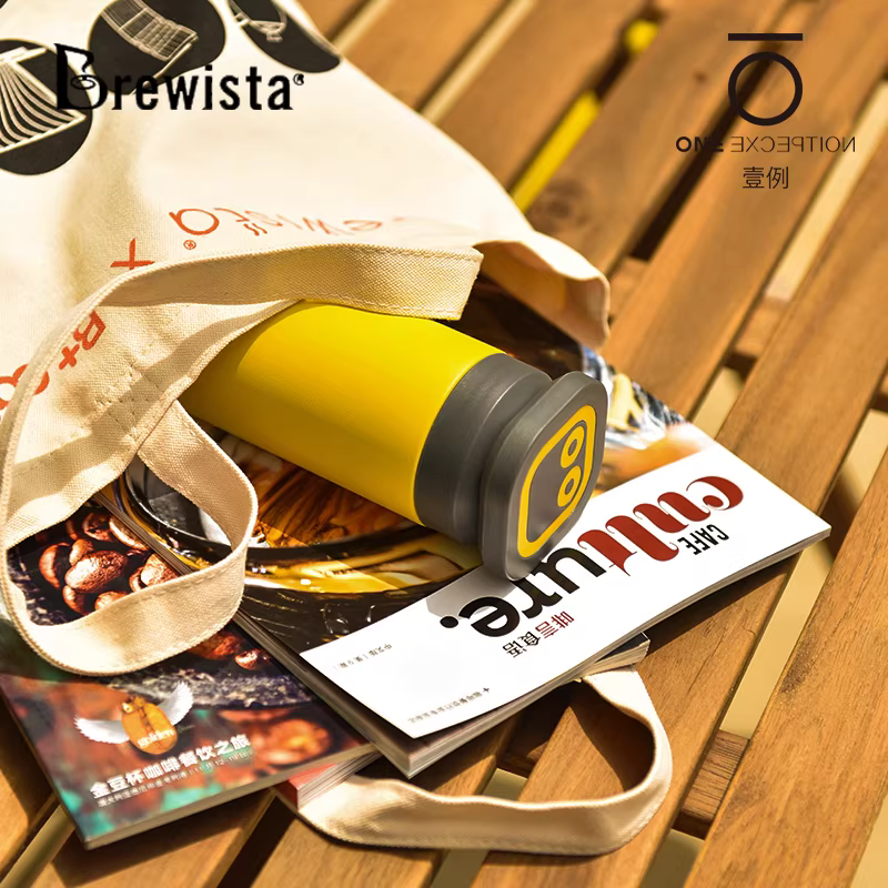 Cốc giữ nhiệt di động Brewista bằng thép không gỉ 316, cốc cà phê hai lớp, cốc nước di động ngoài trời 350ml, thương hiệu Kinto