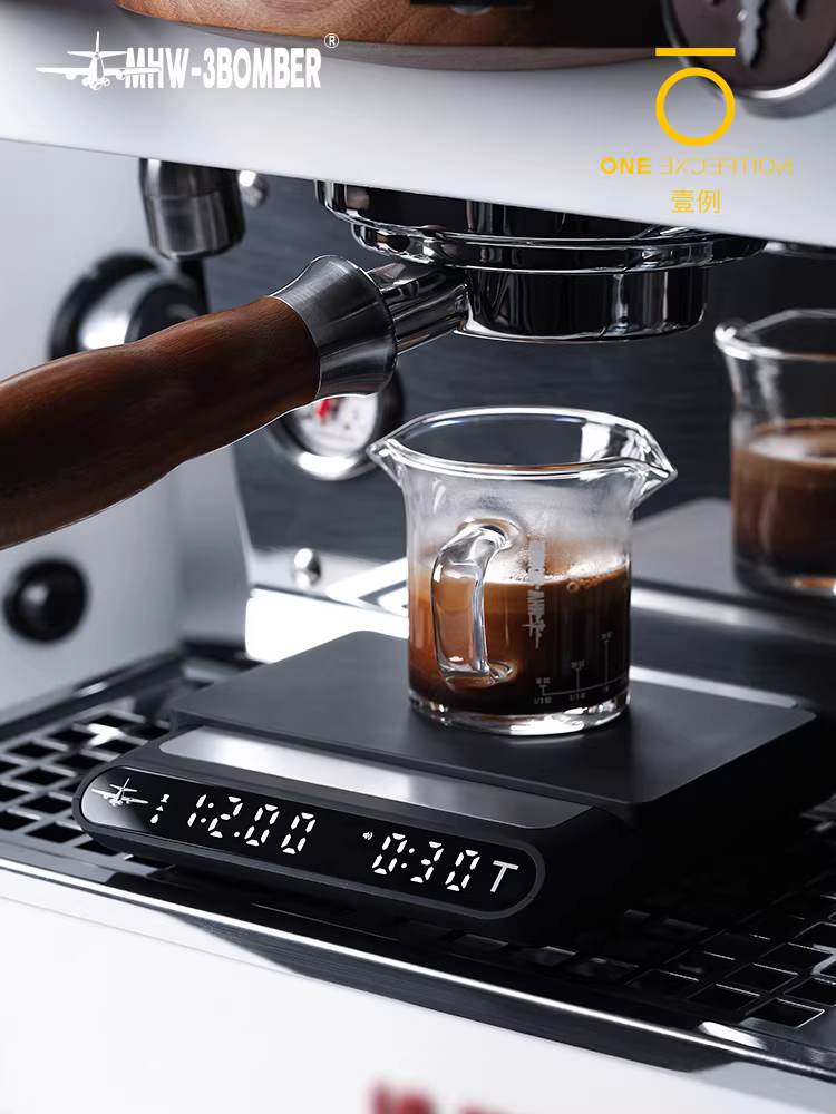 Cân điện tử pha cà phê thông minh Bomber MHW, công thức pha cà phê Ý thủ công, cân định lượng, tỷ lệ nước và bột