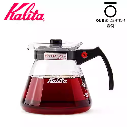 Bình pha cà phê KALITA Nhật Bản, bình rót thủy tinh chịu nhiệt, bình nhỏ giọt 300ml/500ml