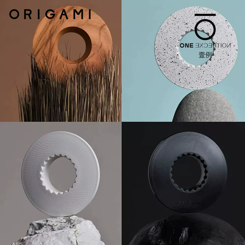 Đế cốc lọc ORIGAMI Nhật Bản AIR S/M, đế cốc lọc origami nhựa đặc biệt, đế cốc gỗ đặc V60