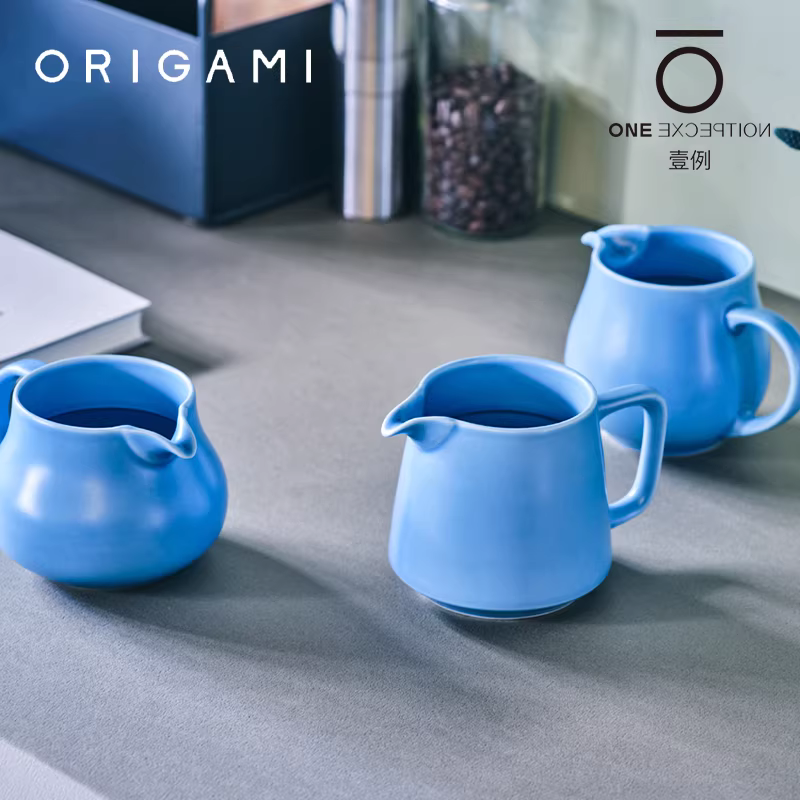 Cốc lọc giấy origami gốm sứ Mino Ware Nhật Bản, ấm pha cà phê thủ công, cốc pha cà phê kiểu Nhật, cốc Pinot Fair