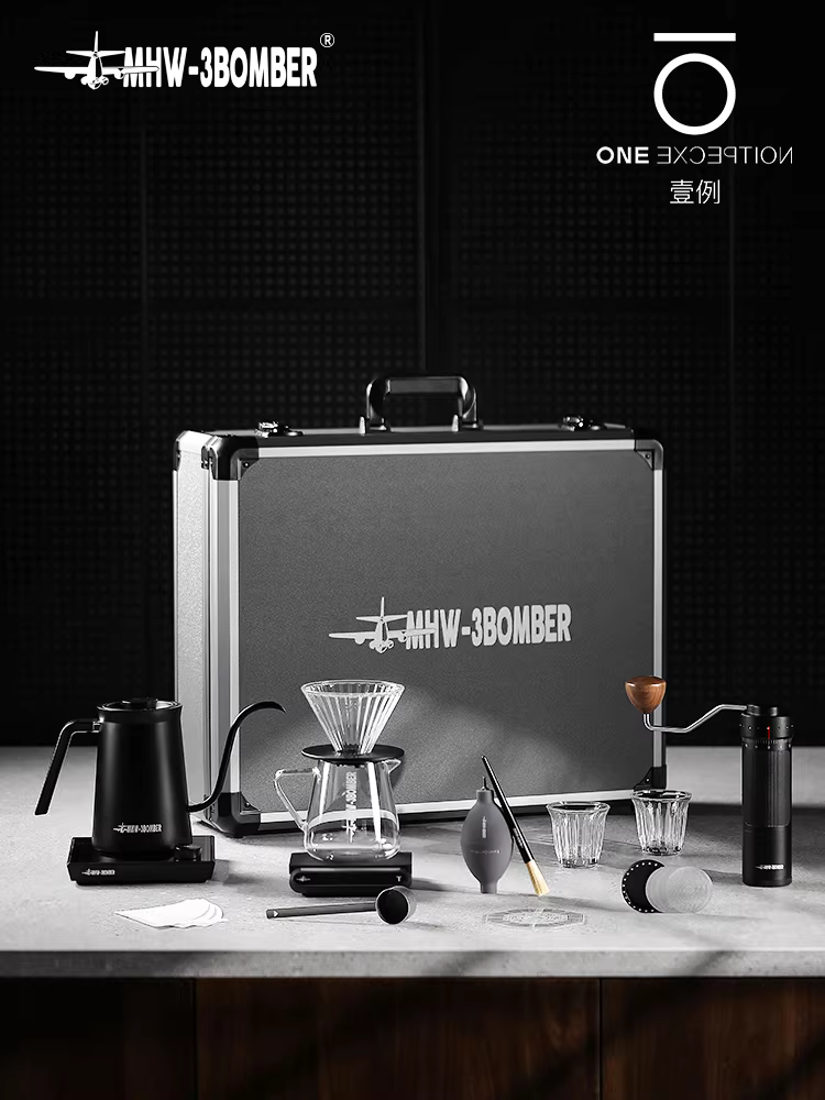 Máy xay cà phê cầm tay MHW Bomber B-3 Tactical Box, bộ quà tặng, du lịch ngoài trời, Taimo