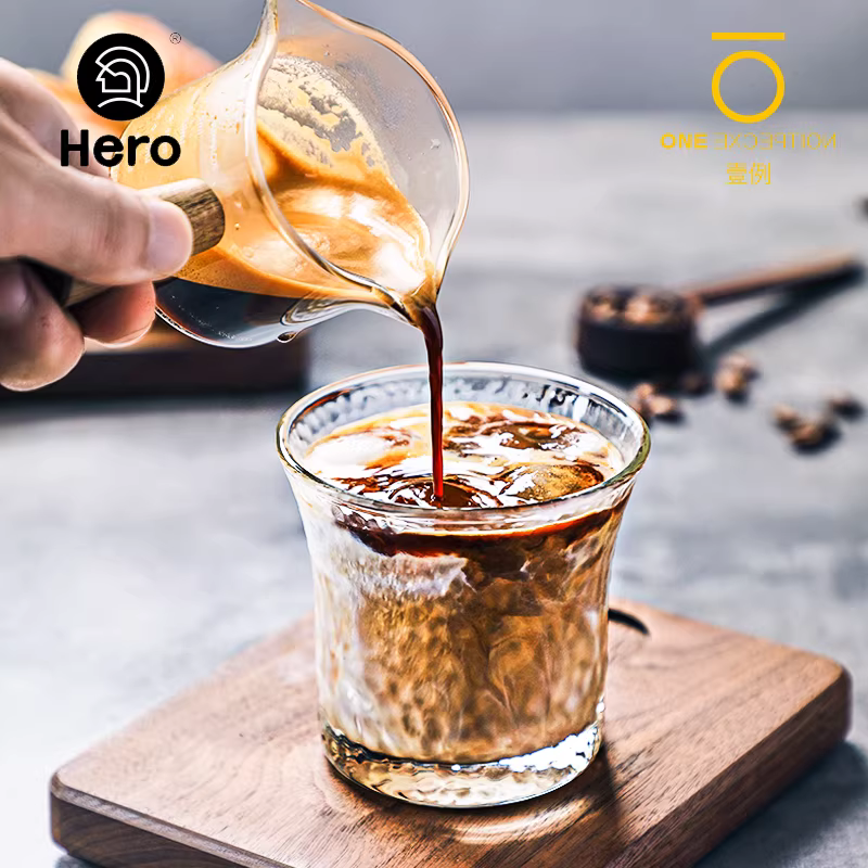 Ly cà phê kiểu Nhật, bình chia cà phê bằng thủy tinh, chịu nhiệt cao, ly trà chống trơn, ly espresso, ly bomber