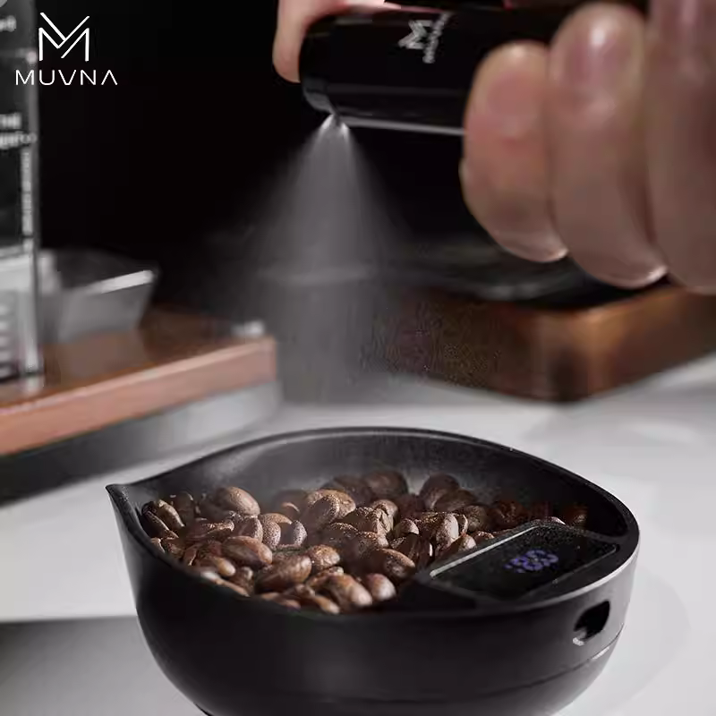 Khay cân điện tử MUVNA, khay đựng cà phê espresso pha thủ công, khay cân hiển thị trọng lượng hạt cà phê, khay pha trà, cân thông minh