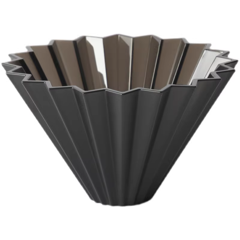 Cốc lọc cà phê Origami Nhật Bản làm bằng nhựa resin, kiểu đổ nước, hình nón V60, giấy lọc Kalita, Hero