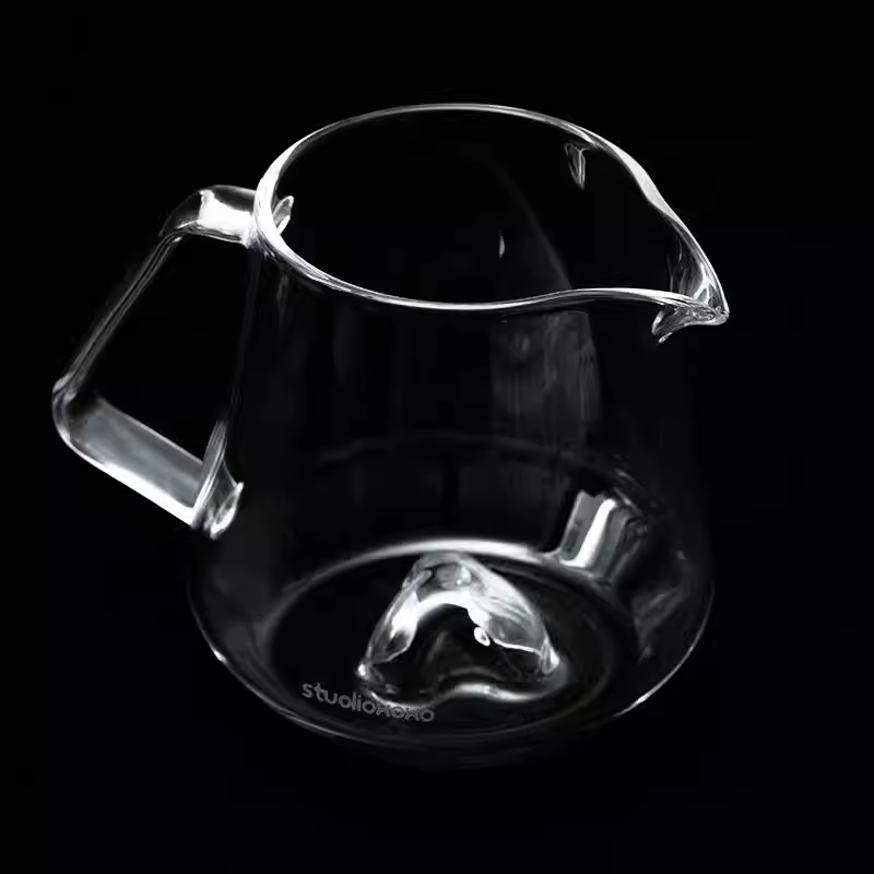 Bình pha cà phê kiểu Mỹ bằng kính, pha cà phê thủ công, kiểu dáng studioxoxo tower, dùng được cho cả pha cà phê truyền thống và cà phê phin.