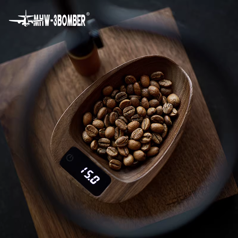 Cân điện tử pha cà phê MHW Bomber MVE, khay cân hạt cà phê, khay pha cà phê thủ công, khay rang hạt cà phê, bình xịt