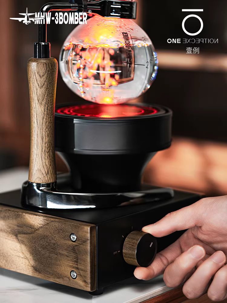 Lò nướng sóng ánh sáng kiểu bình hút MHW, máy pha cà phê kiểu bình hút ngọn lửa sao, lò nướng ánh sáng quang điện hồng ngoại, đèn halogen sưởi ấm