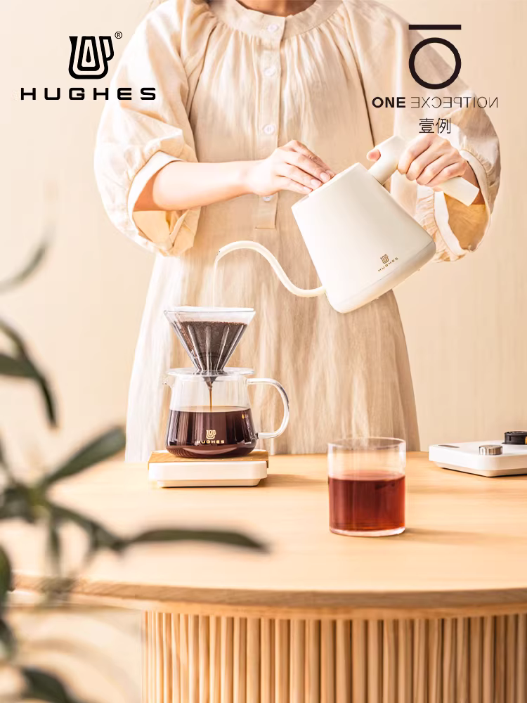 Ấm đun nước pha cà phê điều khiển nhiệt độ Xiaoshi, ấm đun nước pha cà phê thông minh giữ nhiệt độ ổn định dùng cho gia đình, ấm đun nước điện vòi dài để pha trà, Fellow.