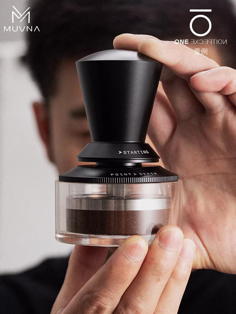 Dụng cụ nén cà phê MUVNA của Ý với độ cao và mức độ có thể điều chỉnh vô hạn, 51/53/58,35mm