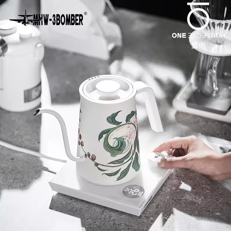 Bình giữ nhiệt điều khiển nhiệt độ Bomber MHW Phiên bản giới hạn kỷ niệm 6 năm pha cà phê thủ công Bình giữ nhiệt thông minh giữ nhiệt độ ổn định B Pot