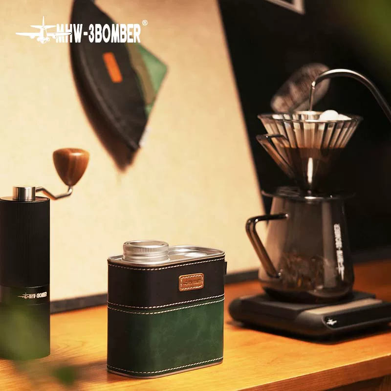 Hộp đựng cà phê dạng bom MHW, túi đựng giấy lọc bảo quản cà phê pha thủ công, túi đựng cà phê ngoài trời, cắm trại di động, chống thấm nước