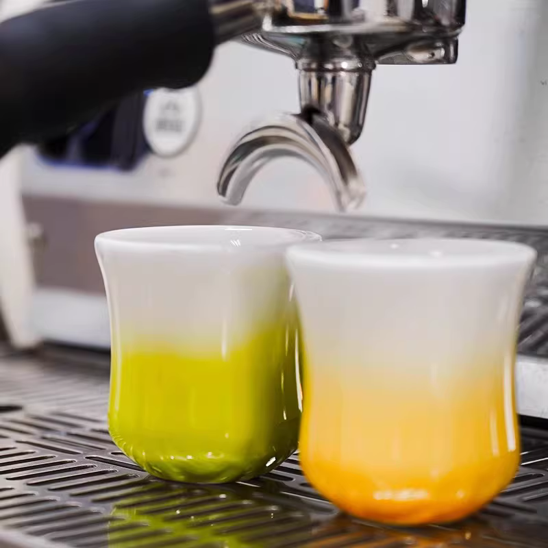 Ly hương thơm hình thẳng Loveramics, ly cà phê pha thủ công Ý màu chuyển sắc, ly hương thơm dùng để nếm thử