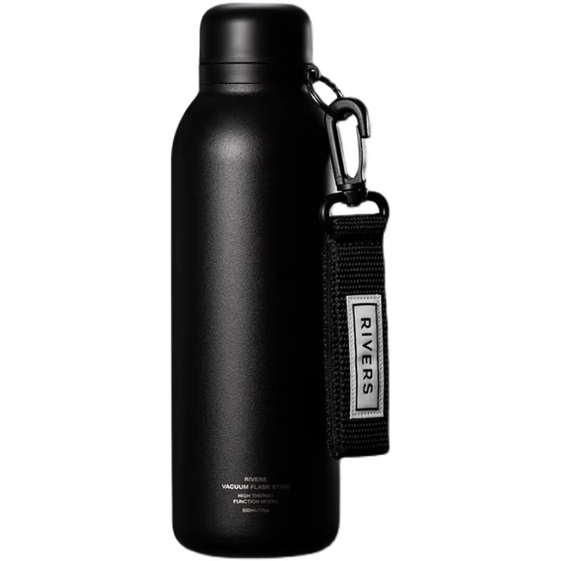 Bình giữ nhiệt Nhật Bản Rivers Stem, nhẹ, cách nhiệt, di động, làm bằng thép không gỉ, giữ nóng lạnh, dung tích 500ml