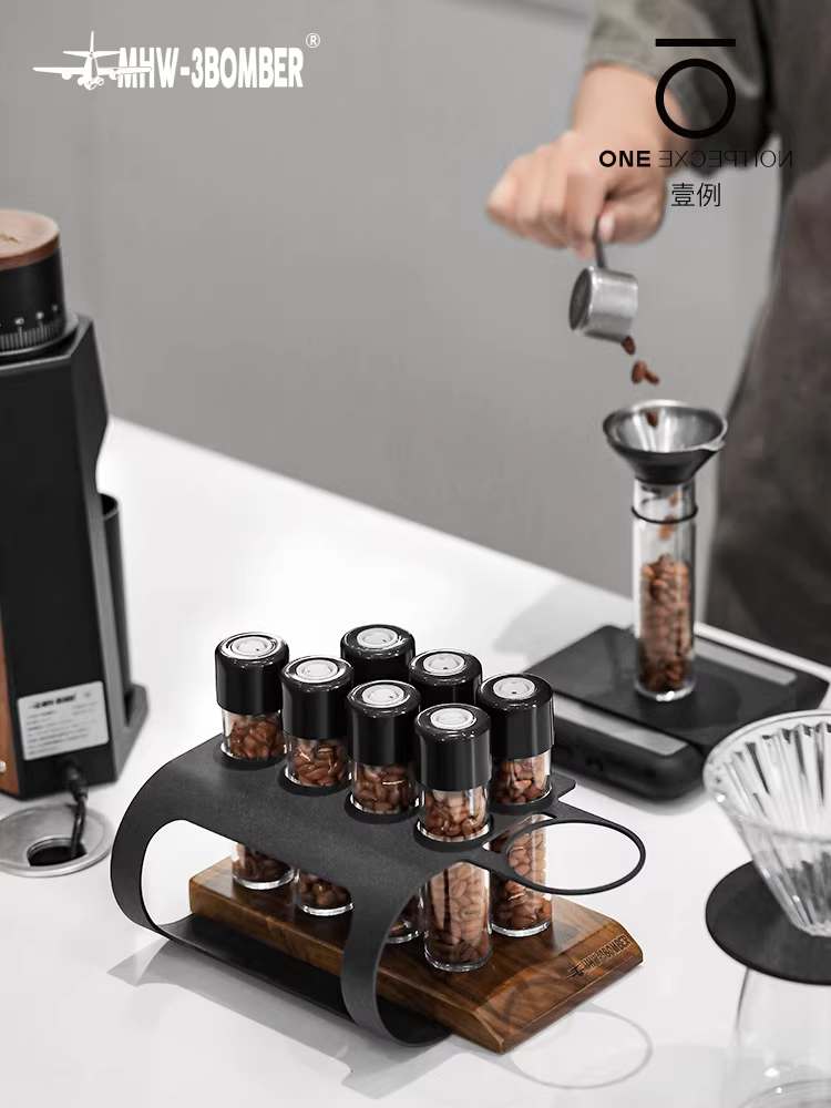 Bộ bình đựng cà phê hạt MHW, bình năng lượng, hộp đựng di động, kín hơi, van xả một chiều, Kona