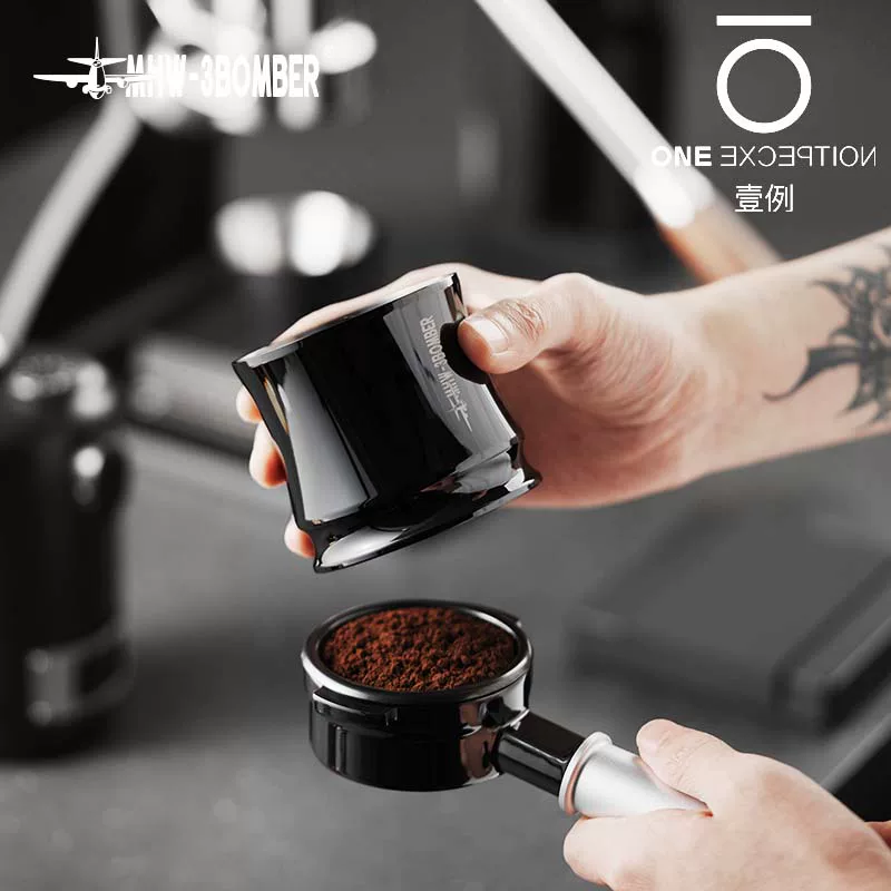 Bộ dụng cụ pha cà phê bằng tay MHW Bomber Streamer Series: Máy xay cà phê dạng bột, tay cầm, dụng cụ hứng bột, dụng cụ phân phối bột cà phê Espresso