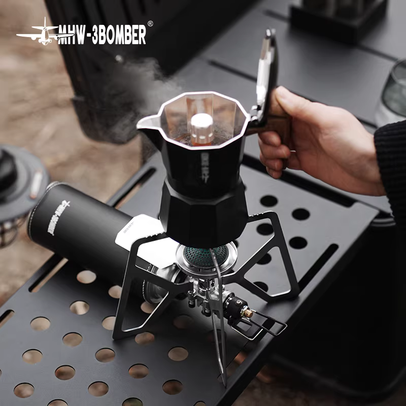 Bếp ga di động MHW Bomber MET, bếp cassette ngoài trời, bếp mạnh mẽ, có thể gấp gọn, máy sưởi gas