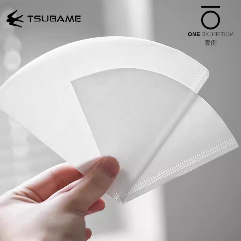 Giấy lọc cà phê thủ công Yanin Nhật Bản V60 sợi gai dầu V45 giấy lọc nhỏ giọt hình nón 45 độ mola