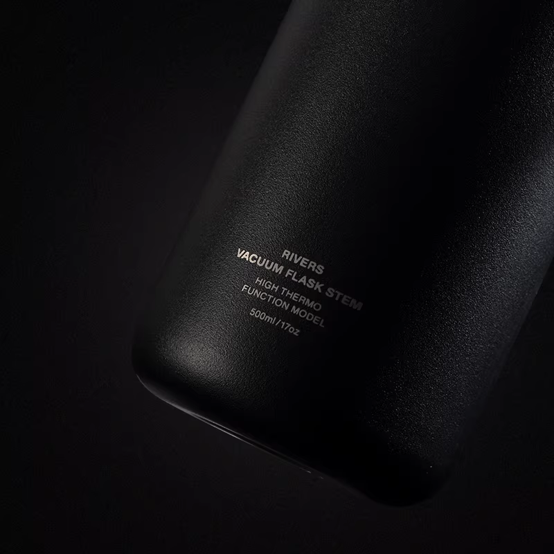 Bình giữ nhiệt Nhật Bản Rivers Stem, nhẹ, cách nhiệt, di động, làm bằng thép không gỉ, giữ nóng lạnh, dung tích 500ml