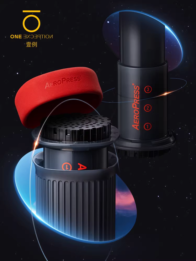 Aeropress American Aeropress Go Máy pha cà phê ép tay thế hệ thứ 5 kiểu Ý Bình pha cà phê kiểu Pháp Bình pha cà phê pha tay đậm đặc